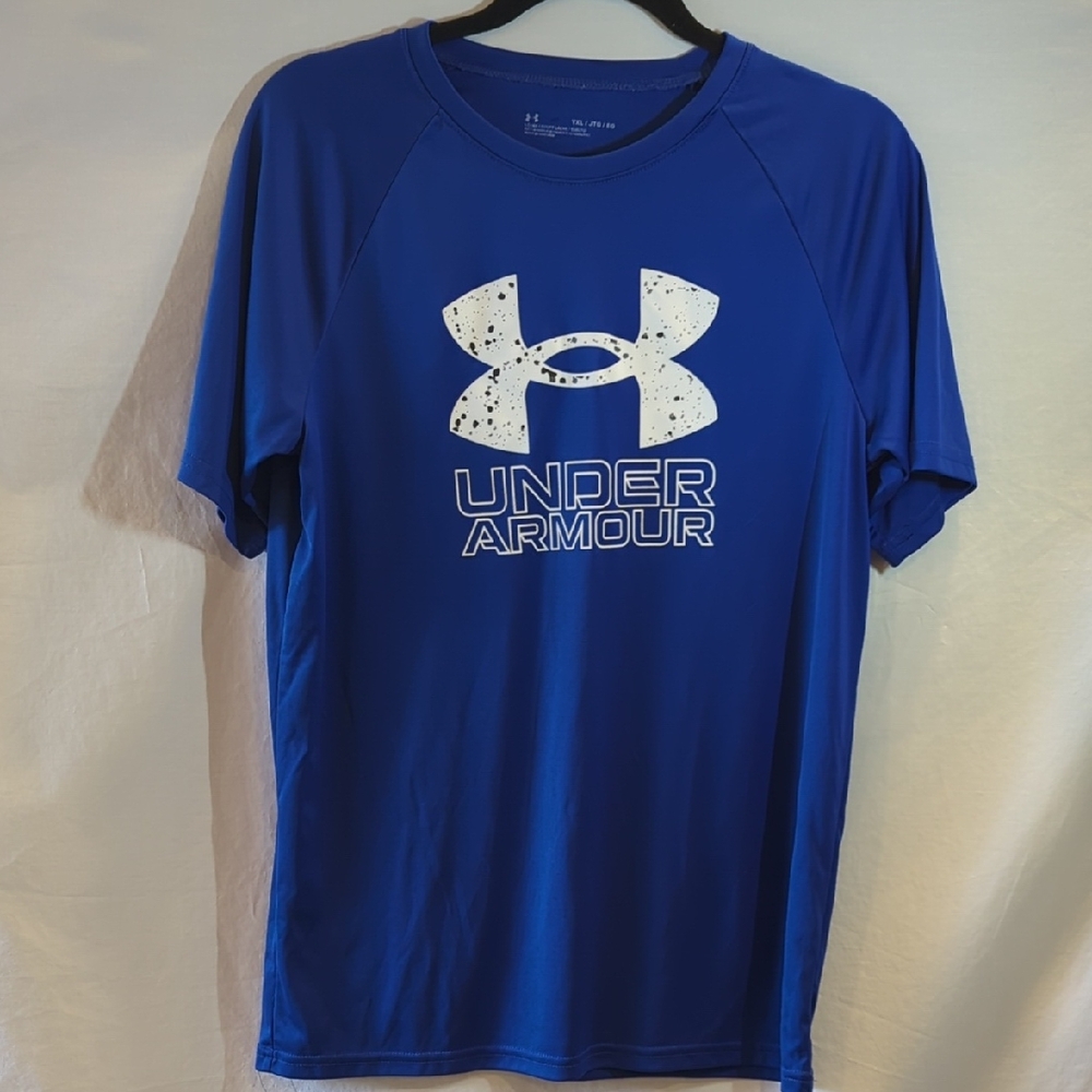 Under Armour Boys XL Royal Blue Performance Tee Loose Fit
